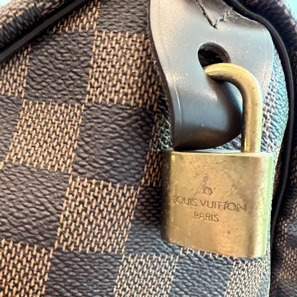 LOUIS VUITTON DAMIER EBENE SPEEDY 35 - Picture 11 of 16